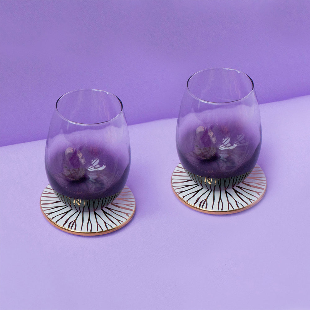 Ombre Frosted Wine Glass & Cup